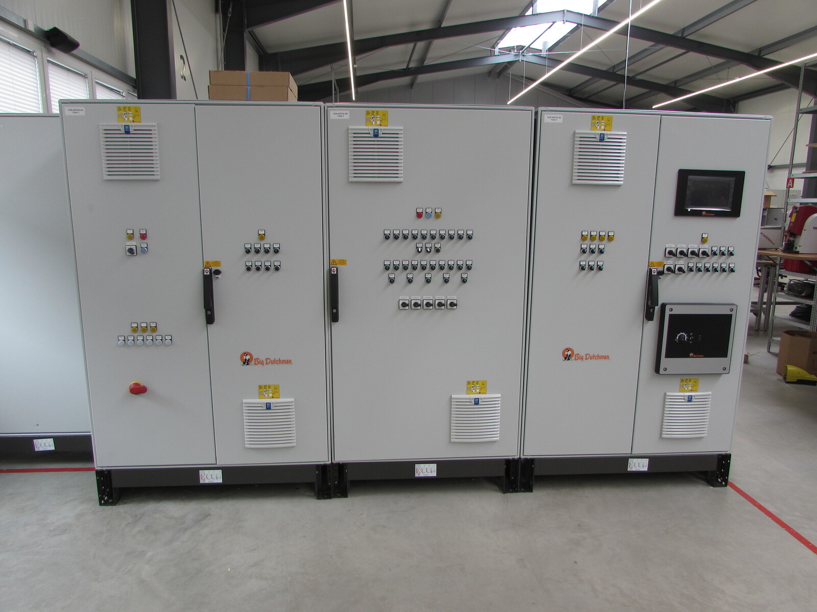 Control cabinet Granja Pinilla lower level